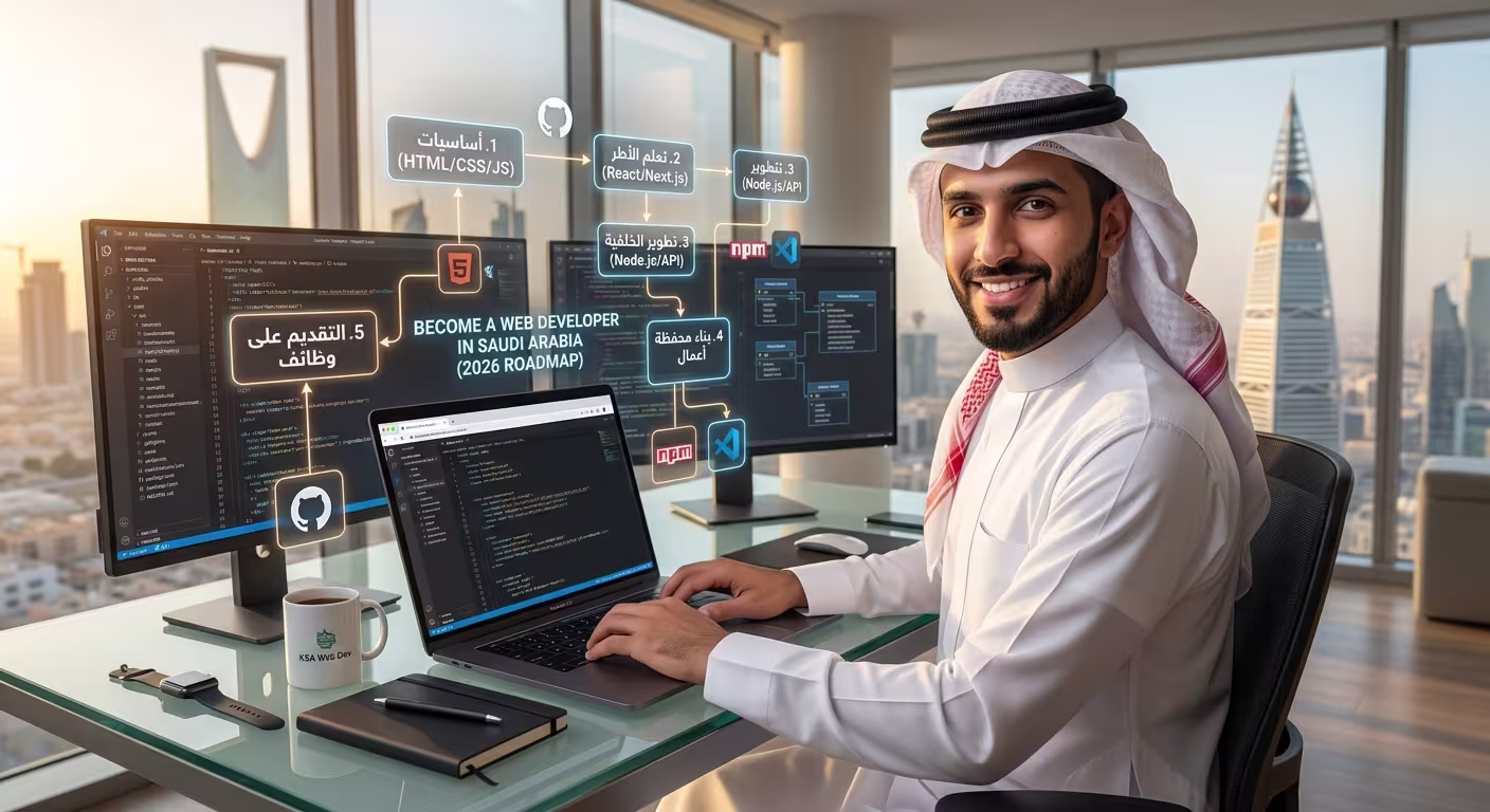 Become a Web Developer in Saudi Arabia