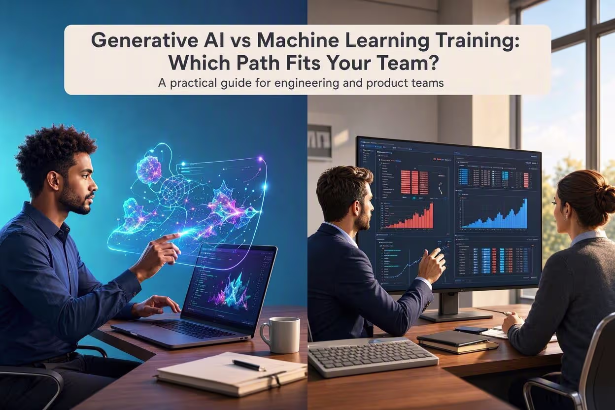Generative AI vs Machine Learning Training